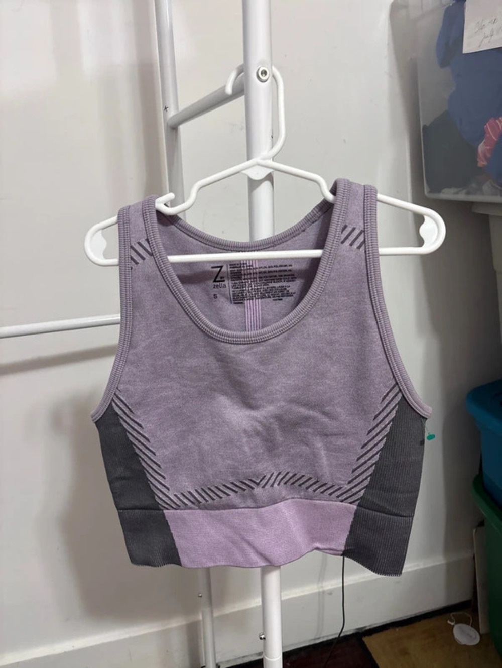 Zella By Nordstrom Seamless Athletic Crop Top / Sports Bra - Size S (NWOT)